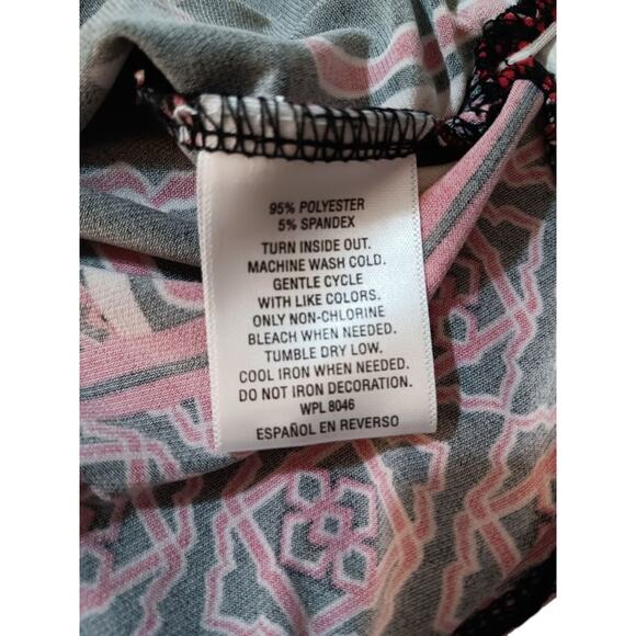 JM Collection Stretchy Long Tunic Top Blouse L Beaded Bling Career Office Travel - Picture 8 of 10